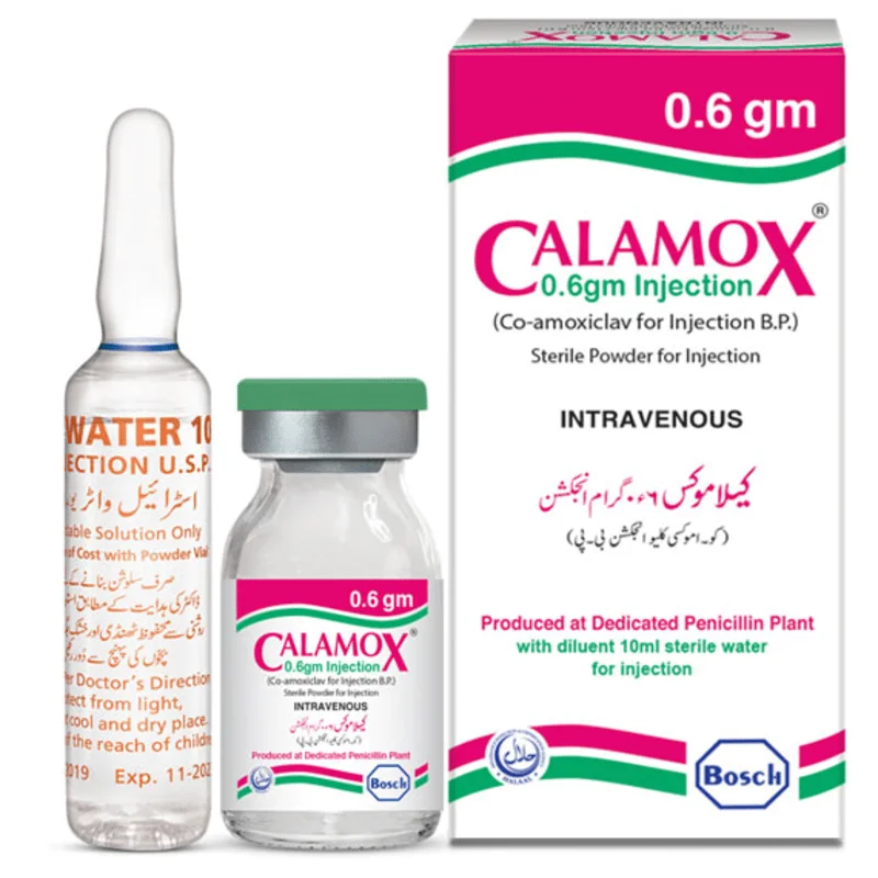 Calamox600mg Inj