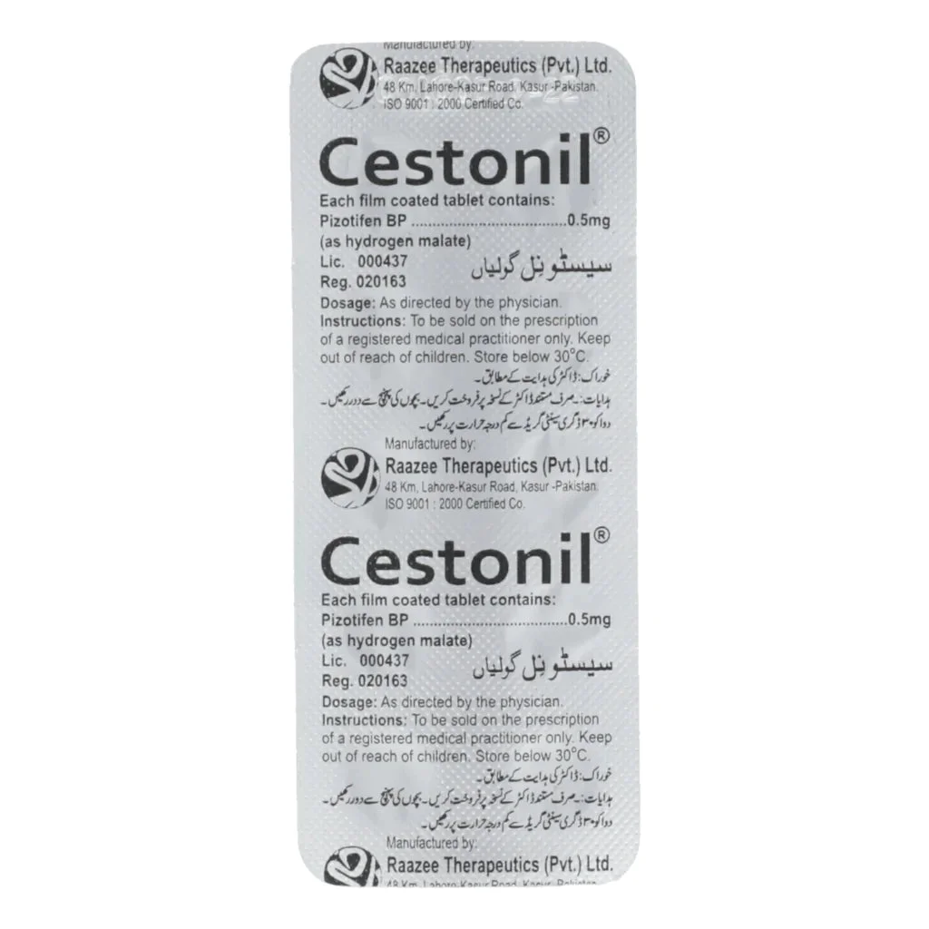 Cestonil 0.5mg Tab