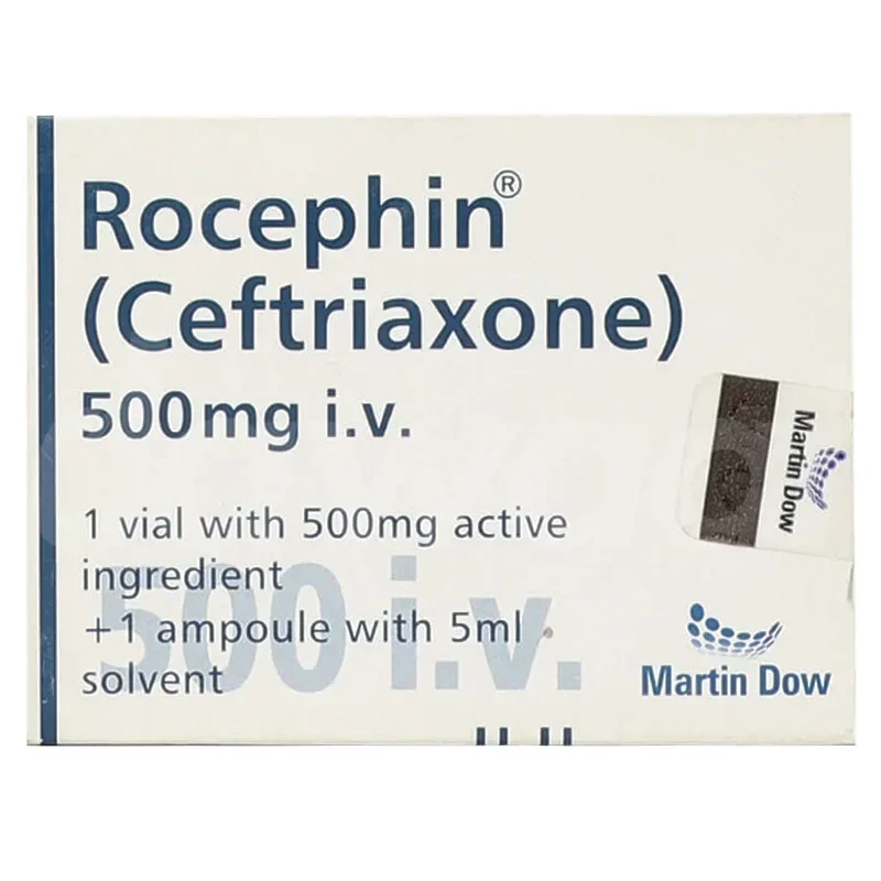 Rocetrax 500 Mg Iv Inj