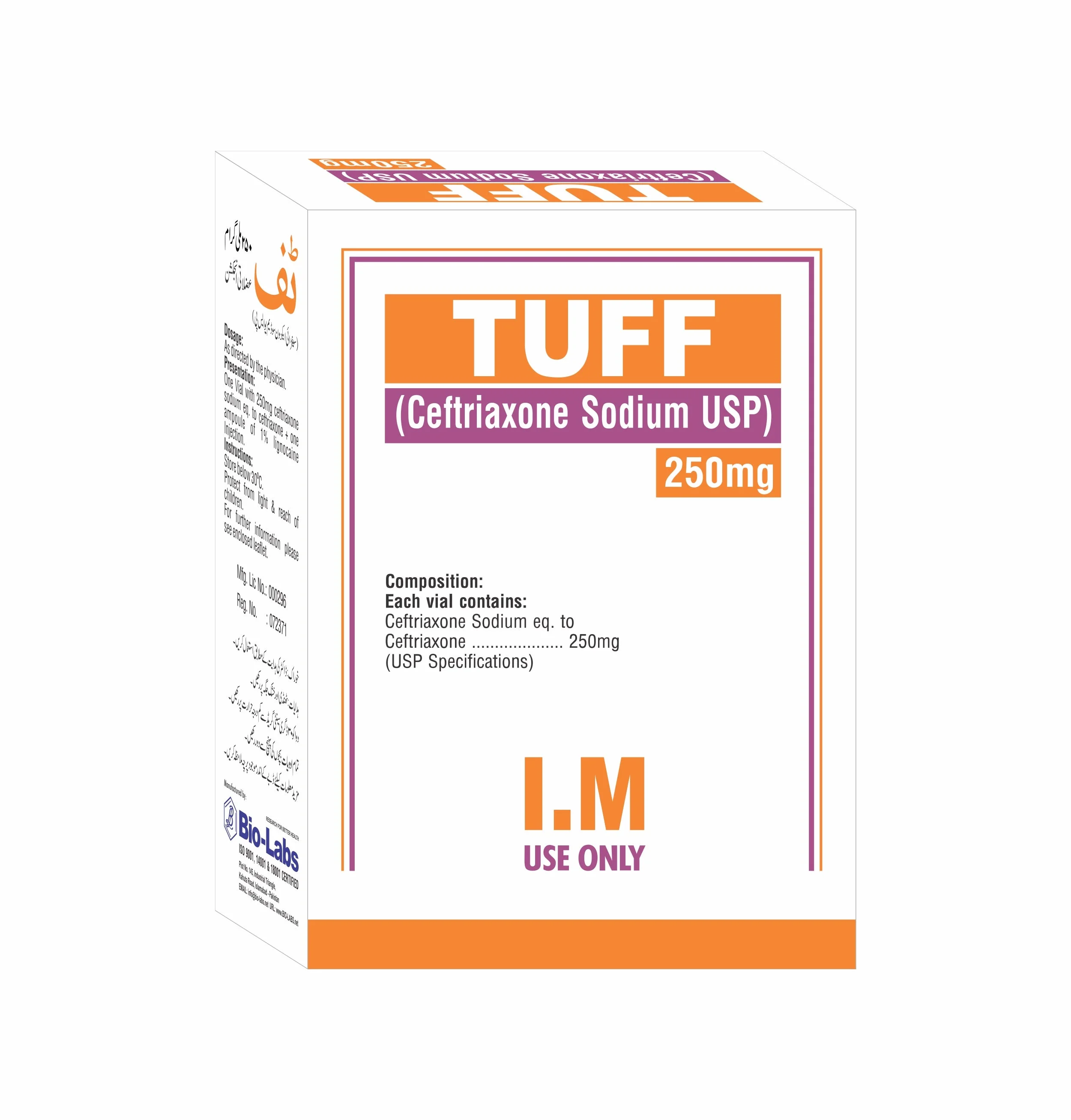 Tuff 250mg Im Inj